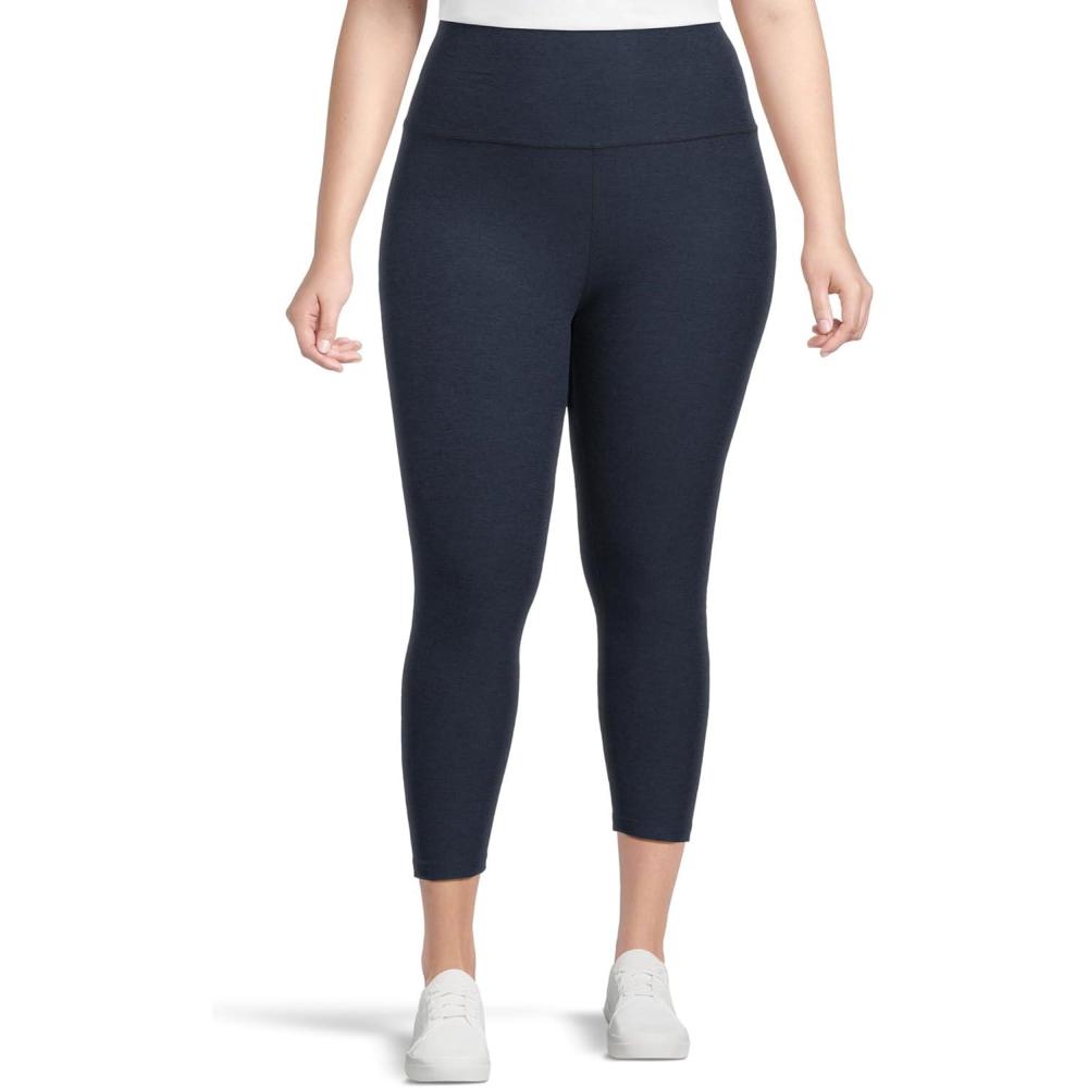 imageBeyond Yoga Womens Spacedye Walk and Talk High Waisted Capri LeggingNocturnal Navy
