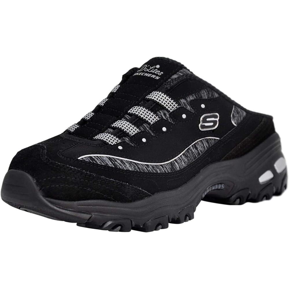 imageSkechers Sport Womens DLites SlipOn Mule SneakerBlack