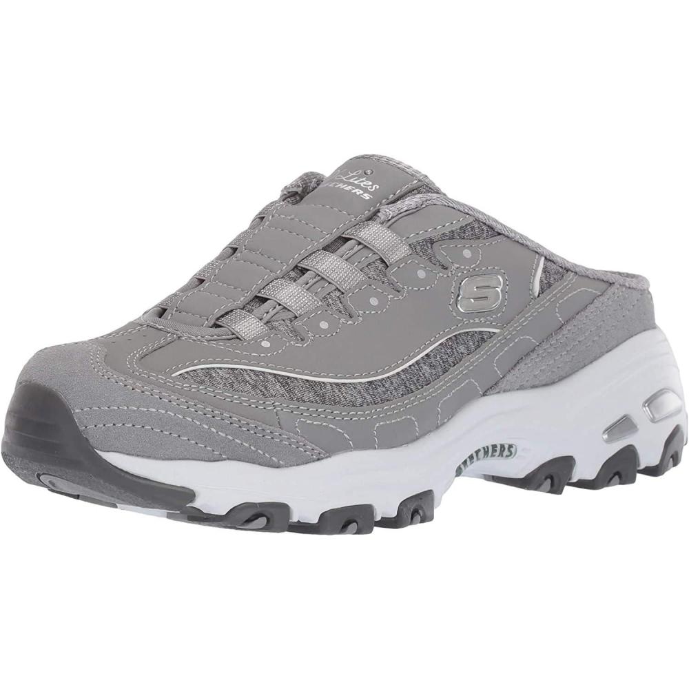 imageSkechers Sport Womens DLites SlipOn Mule SneakerGrey