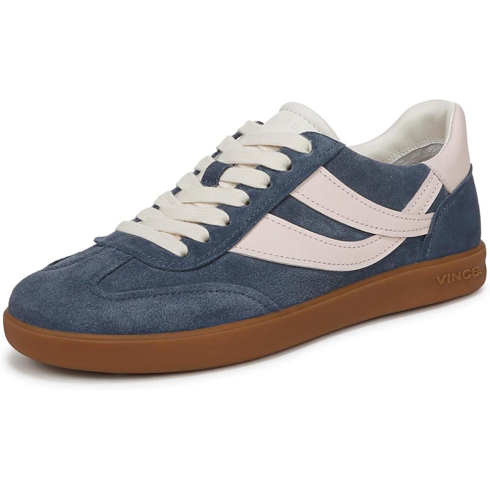 imageVince Womens Oasis SneakersHuntington BluePowder Pink Suede