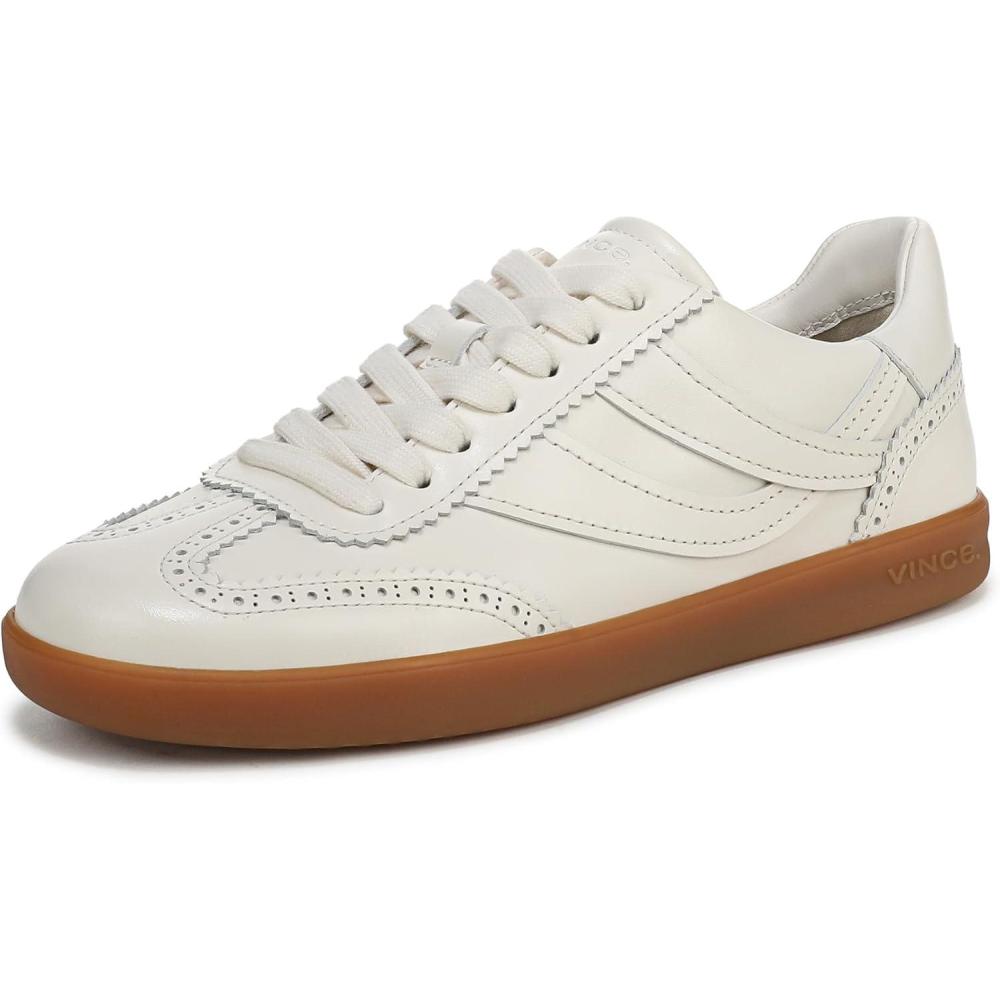 imageVince Womens Oasis SneakersMilk Leather Brogue