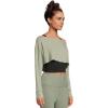 Beyond Yoga Women’s Duet 2 Way Convertible Shrug(Grey Sage)