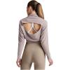 Beyond Yoga Women’s Duet 2 Way Convertible Shrug(Oatmeal)