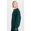 Beyond Yoga Women’s LuxeFleece Oversized Sweatshirt(Dark Spruce Green)