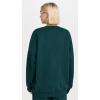Beyond Yoga Women’s LuxeFleece Oversized Sweatshirt(Dark Spruce Green)