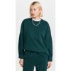 Beyond Yoga Women’s LuxeFleece Oversized Sweatshirt(Dark Spruce Green)