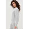 Beyond Yoga Women’s LuxeFleece Oversized Sweatshirt(Light Heather Grey)