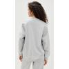 Beyond Yoga Women’s LuxeFleece Oversized Sweatshirt(Light Heather Grey)