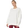 Beyond Yoga Women’s LuxeFleece Oversized Sweatshirt(Fresh Snow)