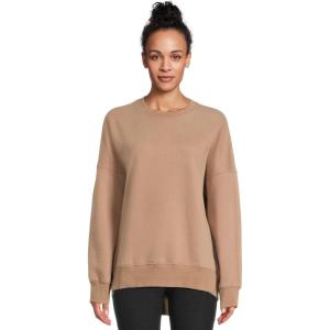 Beyond Yoga Women’s LuxeFleece Oversized Sweatshirt(Desert Sand)