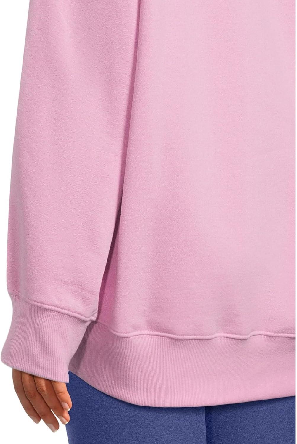 imageBeyond Yoga Womens LuxeFleece Oversized SweatshirtPink Haze
