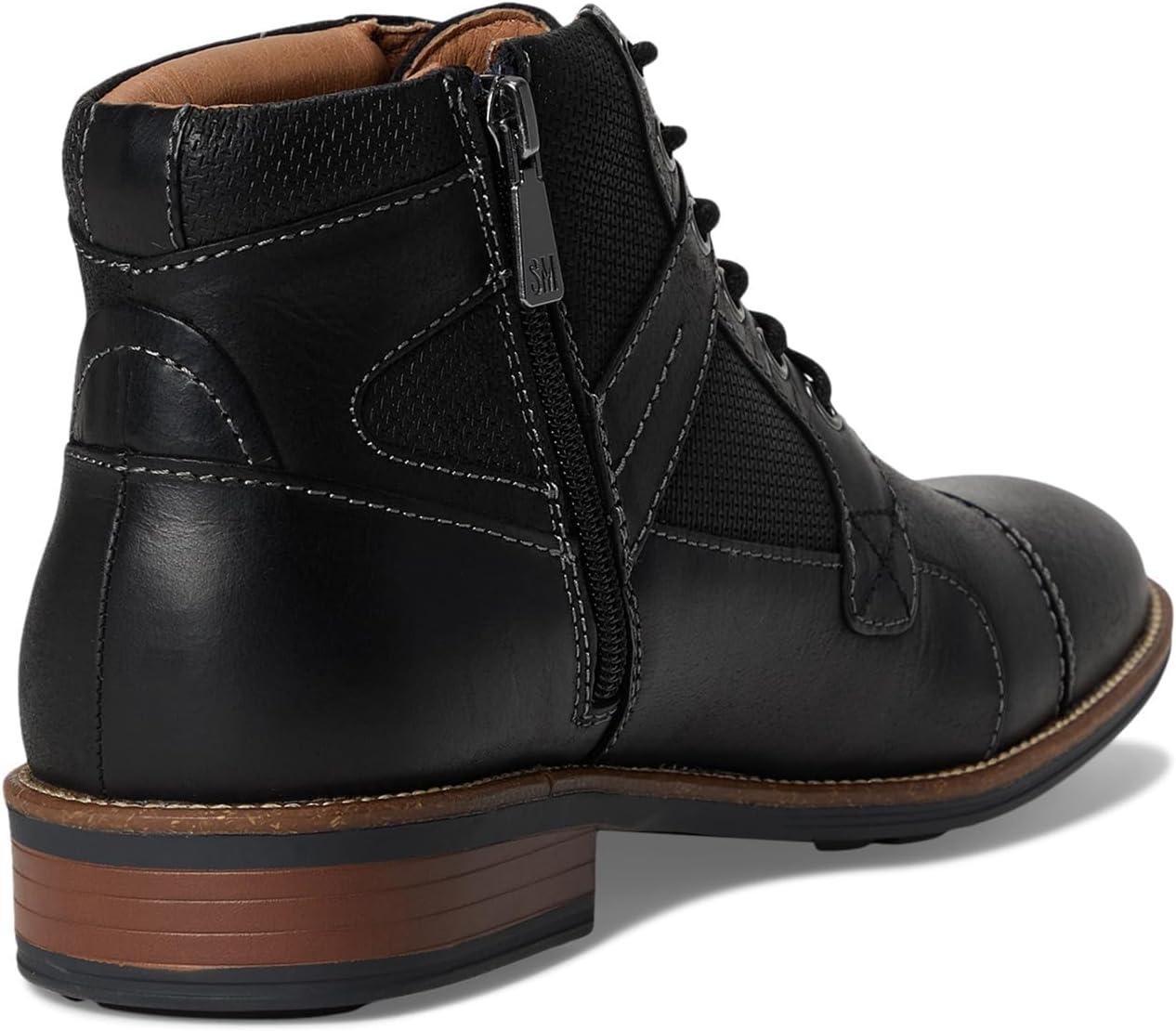 imageSteve Madden mens JottingBlack Leather