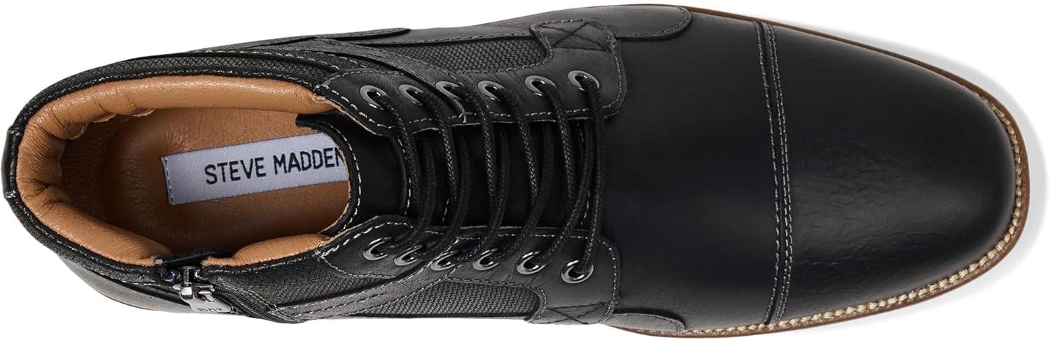 imageSteve Madden mens JottingBlack Leather