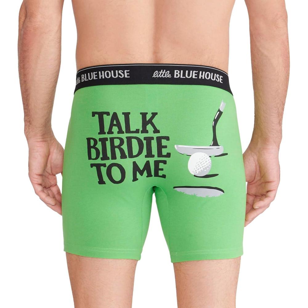 imageLittle Blue House Mens Novelty Boxer BriefsTalk Birdie to Me