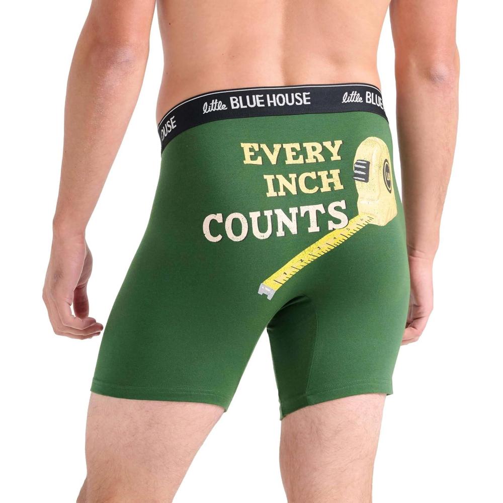 imageLittle Blue House mens Funny Boxer BriefsEvery Inch Counts