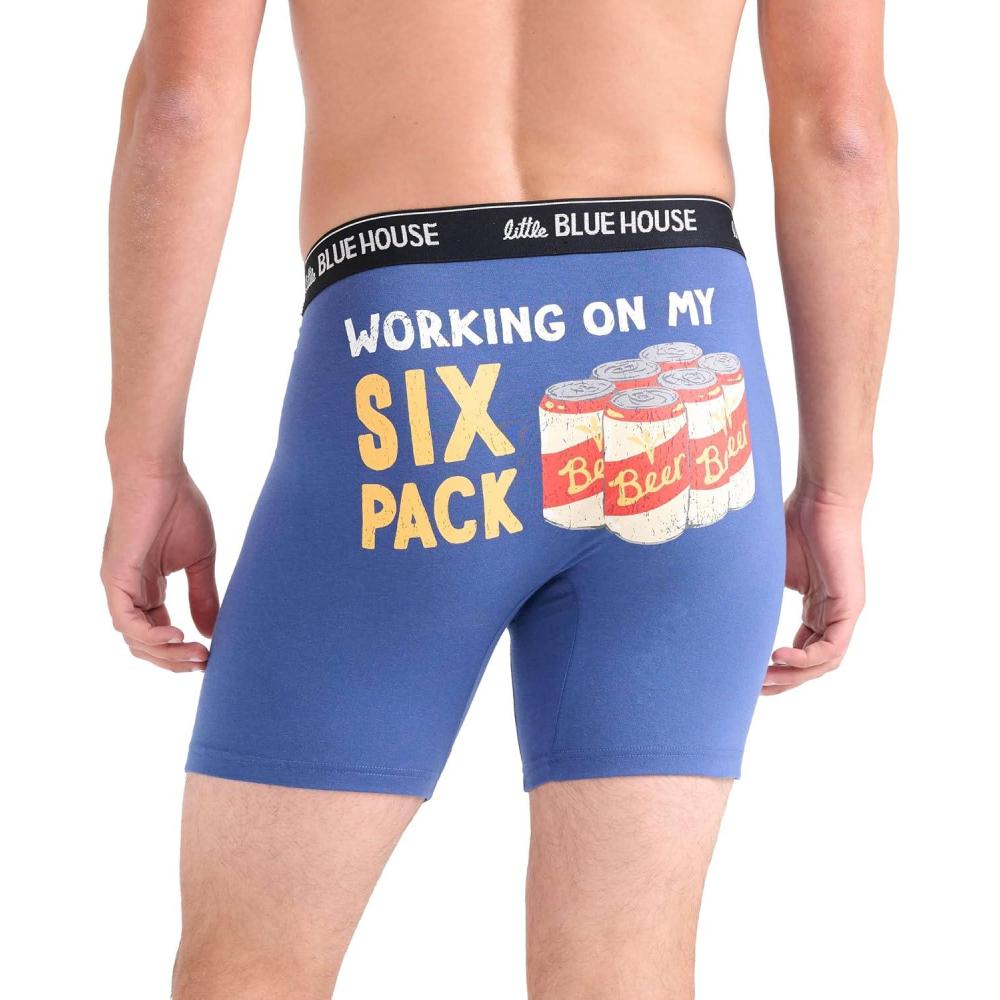 imageLittle Blue House mens Funny Boxer BriefsSix Pack