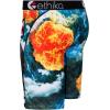 Ethika Men’s Boxer Brief, Knee Length, 4-Way Stretch Performance Underwear with Graphic Prints – BMR 3D(Bmr Bombs Away)