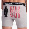 Little Blue House mens Funny Boxer Briefs(Bear Naked)