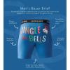 Little Blue House mens Funny Boxer Briefs(Jingle My Bells)
