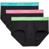 2(X)IST 3-Pack Essential Contour Pouch Brief Turquoise/Summer Green/Carmine Rose MD