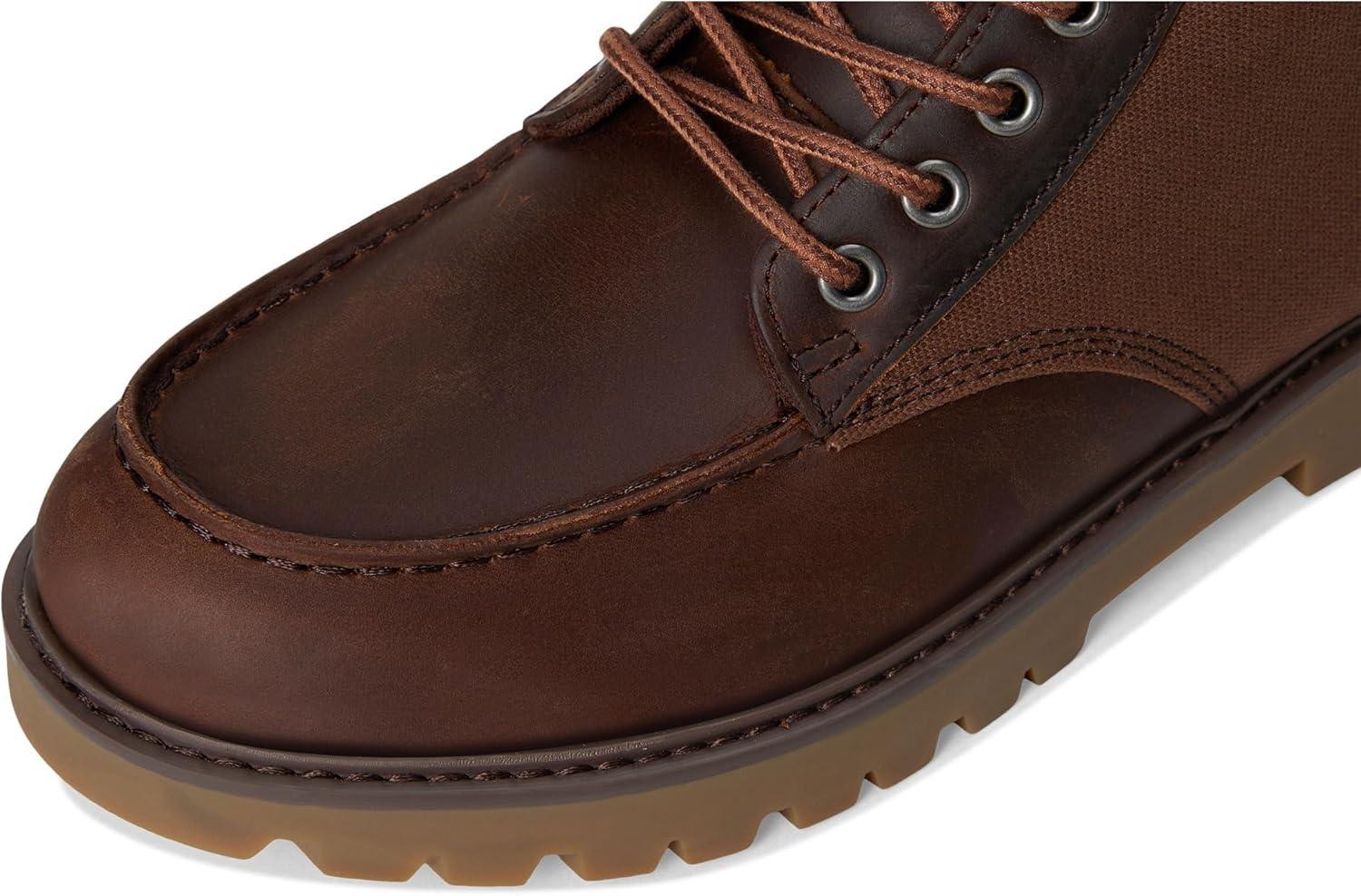 imageTOMS Mens Palomar Fashion BootOak Brown Waxed CanvasLeather