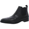 Calvin Klein Men’s Donto Chelsea Boot(Black Leather)
