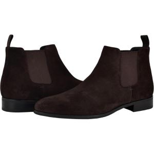 Calvin Klein Men’s Donto Chelsea Boot(Dark Brown Suede)