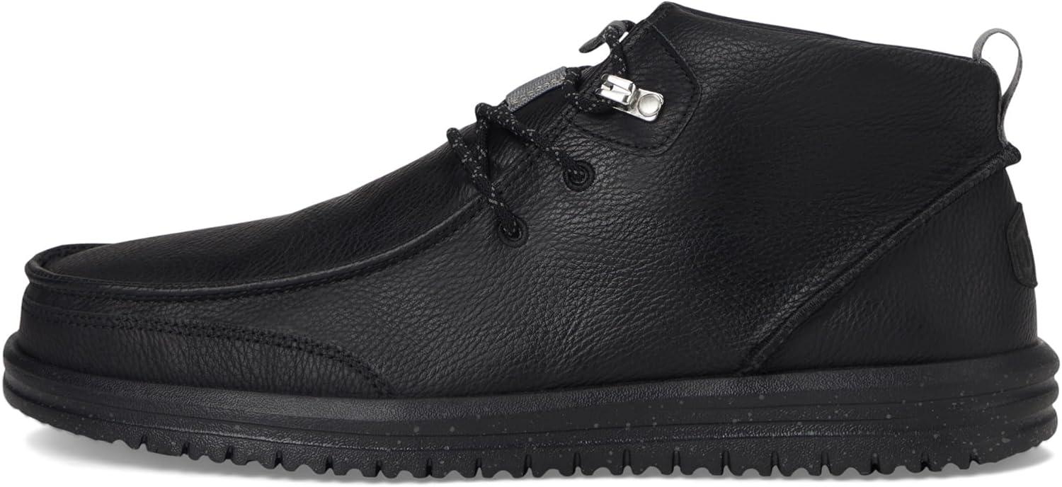 imageHEYDUDE Mens Bradley Chukka SlipOnBlackGrey