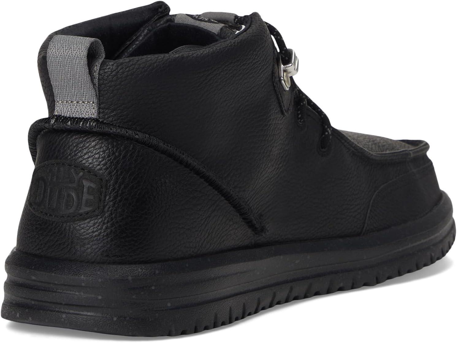 imageHEYDUDE Mens Bradley Chukka SlipOnBlackGrey