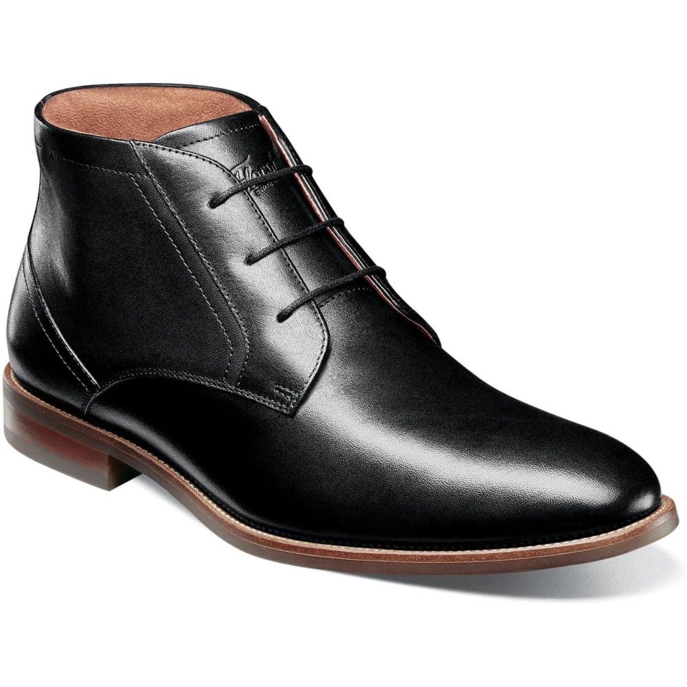 imageFlorsheim Mens Rucci Plain Toe Chukka BootBlack