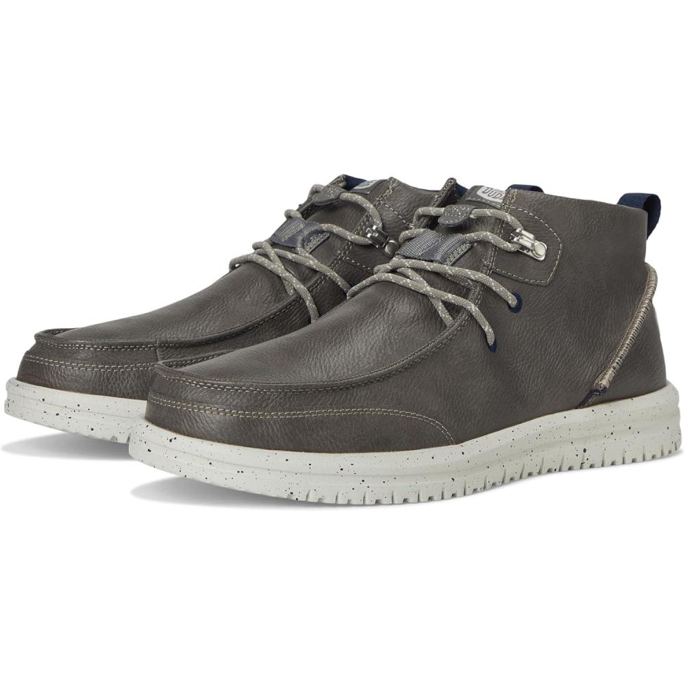 imageHEYDUDE Mens Bradley Chukka SlipOnGrey