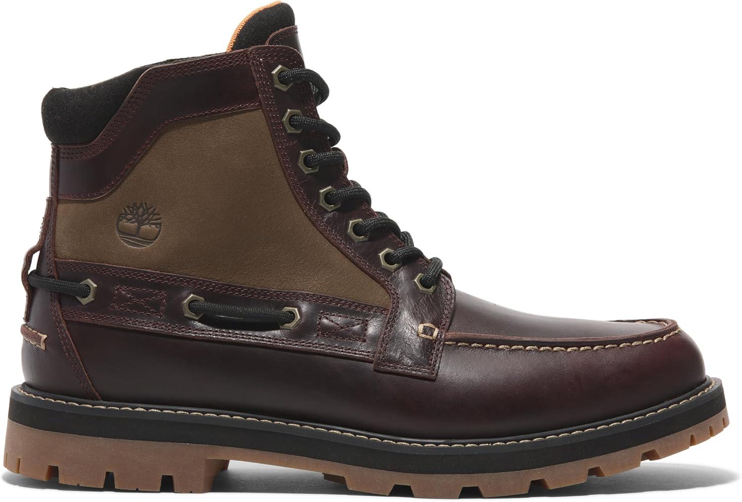 imageTimberland Mens Britton Road Waterproof BootBurgundy Fullgrain
