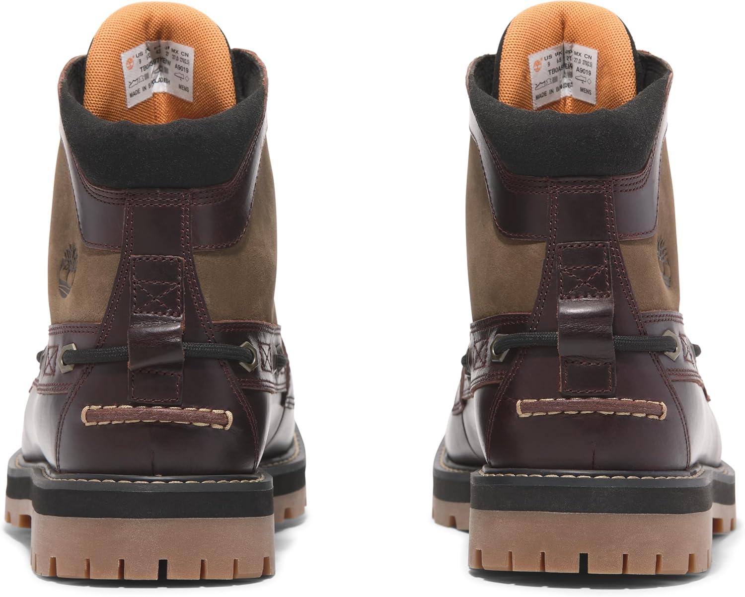 imageTimberland Mens Britton Road Waterproof BootBurgundy Fullgrain
