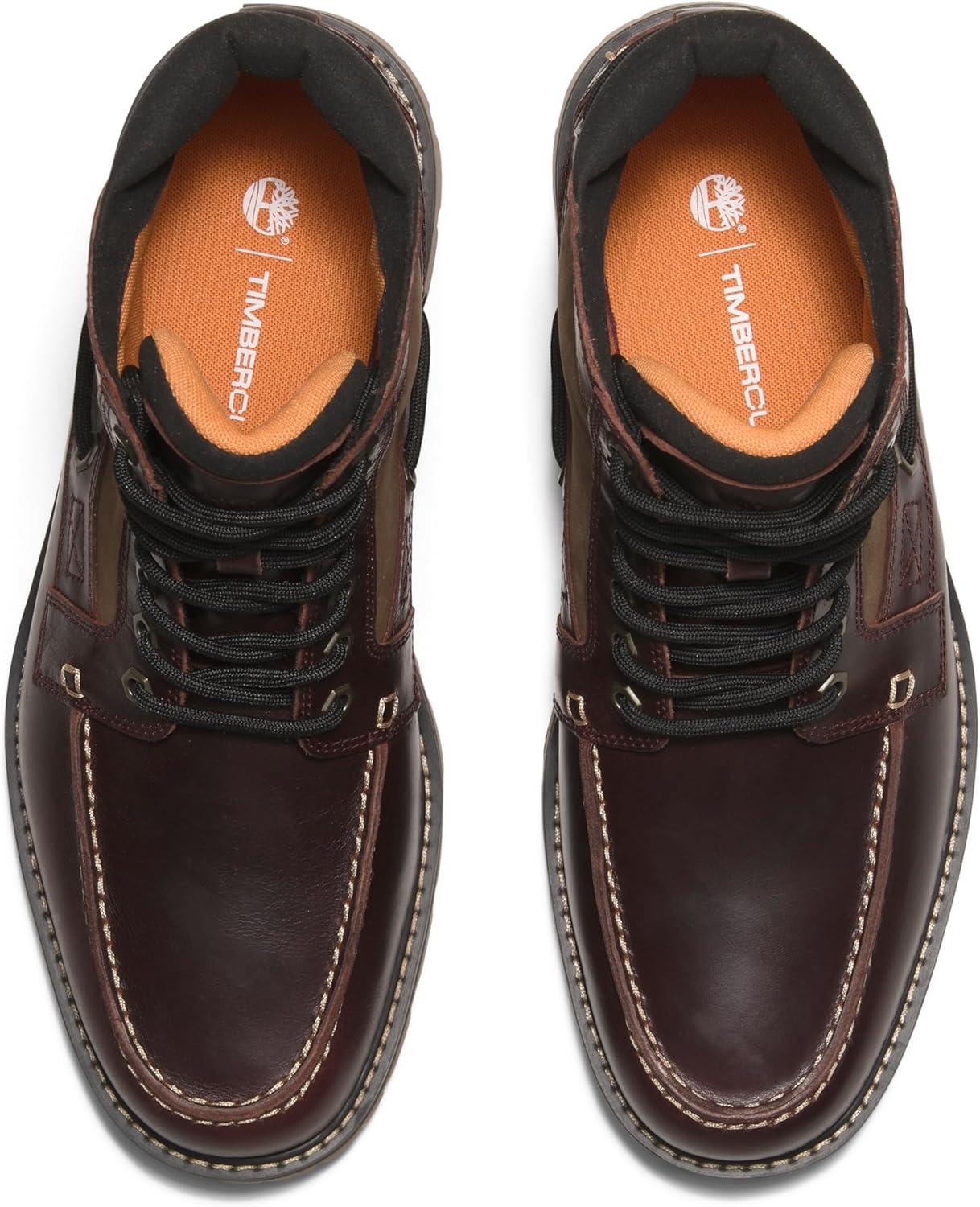 imageTimberland Mens Britton Road Waterproof BootBurgundy Fullgrain