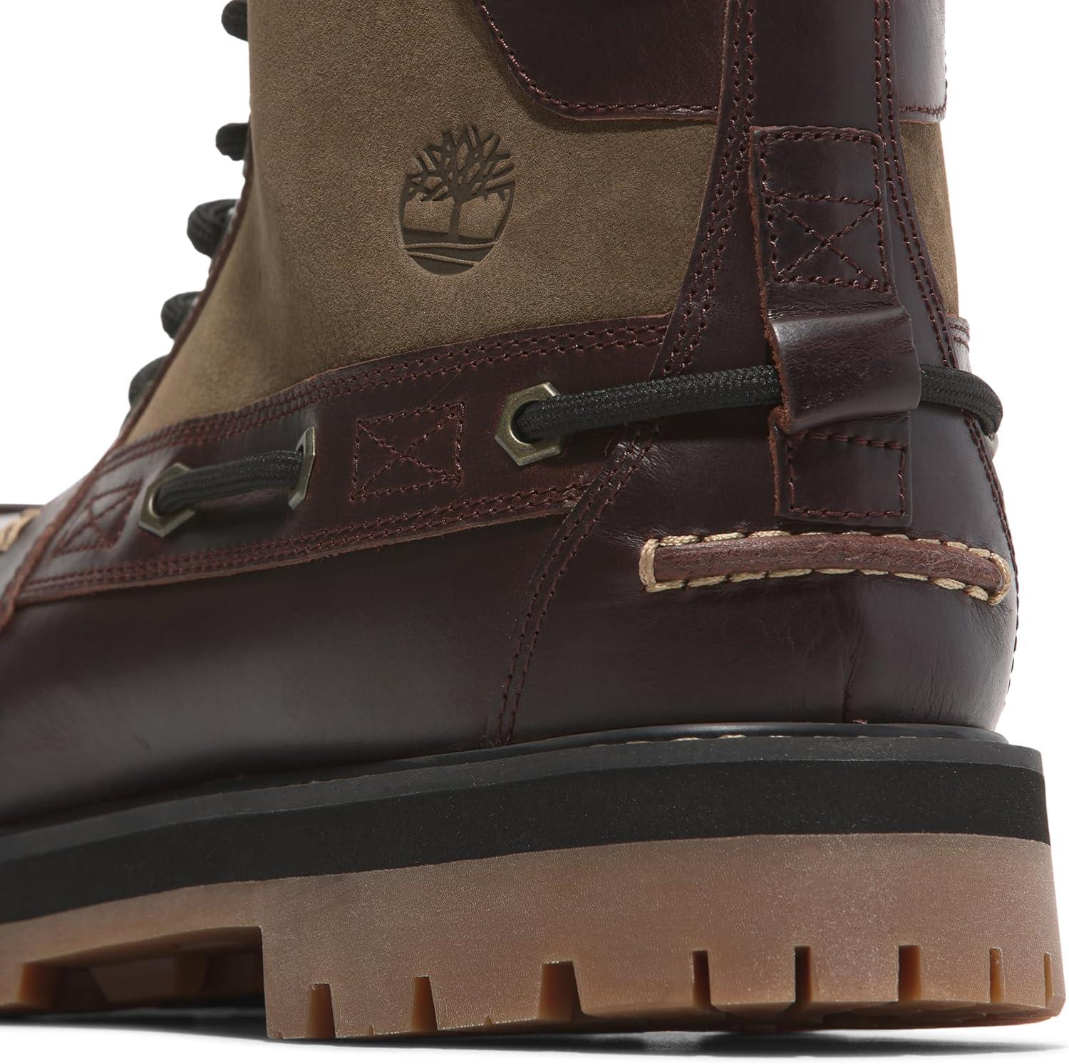 imageTimberland Mens Britton Road Waterproof BootBurgundy Fullgrain