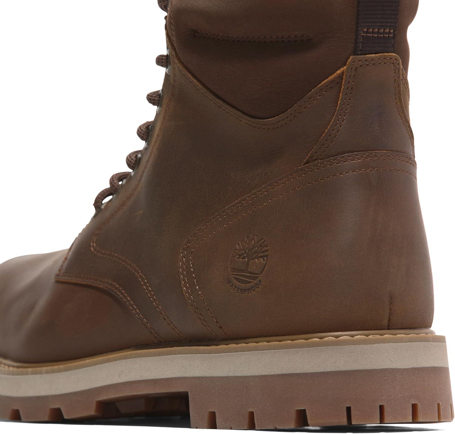 imageTimberland Mens Britton Road Waterproof BootRust Full Grain