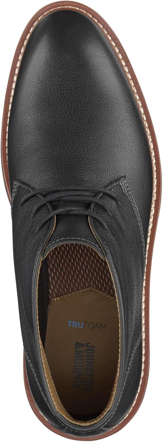 imageJohnston ampamp Murphy Upton Chukka Boots for Men Casual ampamp Dress Leather Shoes for Men for Work ampamp Daily WearBlack Full Grain