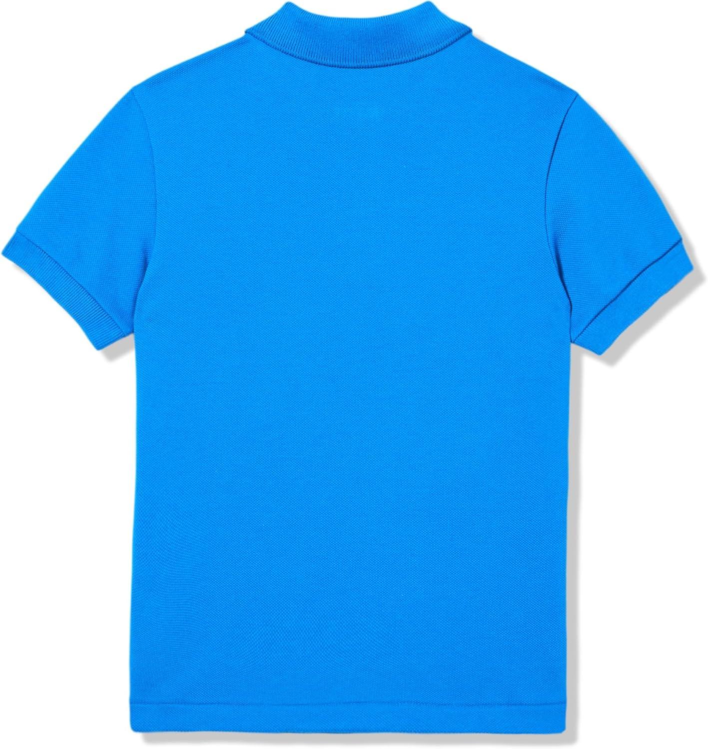 imageLacoste Boys Monochrome Piqu Polo Shirt ToddlerLittle Big KidGipsy Blue