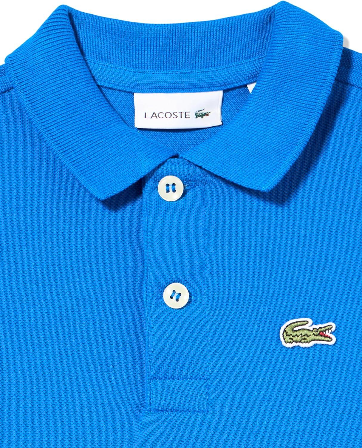 imageLacoste Boys Monochrome Piqu Polo Shirt ToddlerLittle Big KidGipsy Blue
