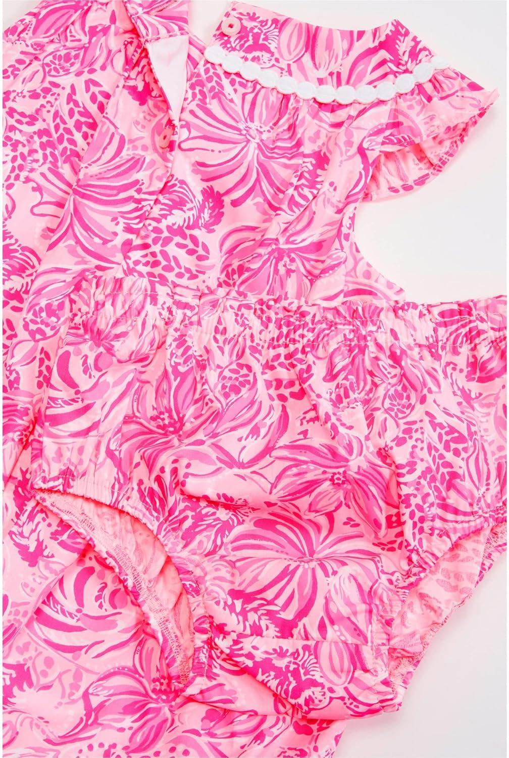 imageLilly Pulitzer Girls Mini Geanna Dress ToddlerLittle KidsBig KidsPink Blossom Foxy Llama
