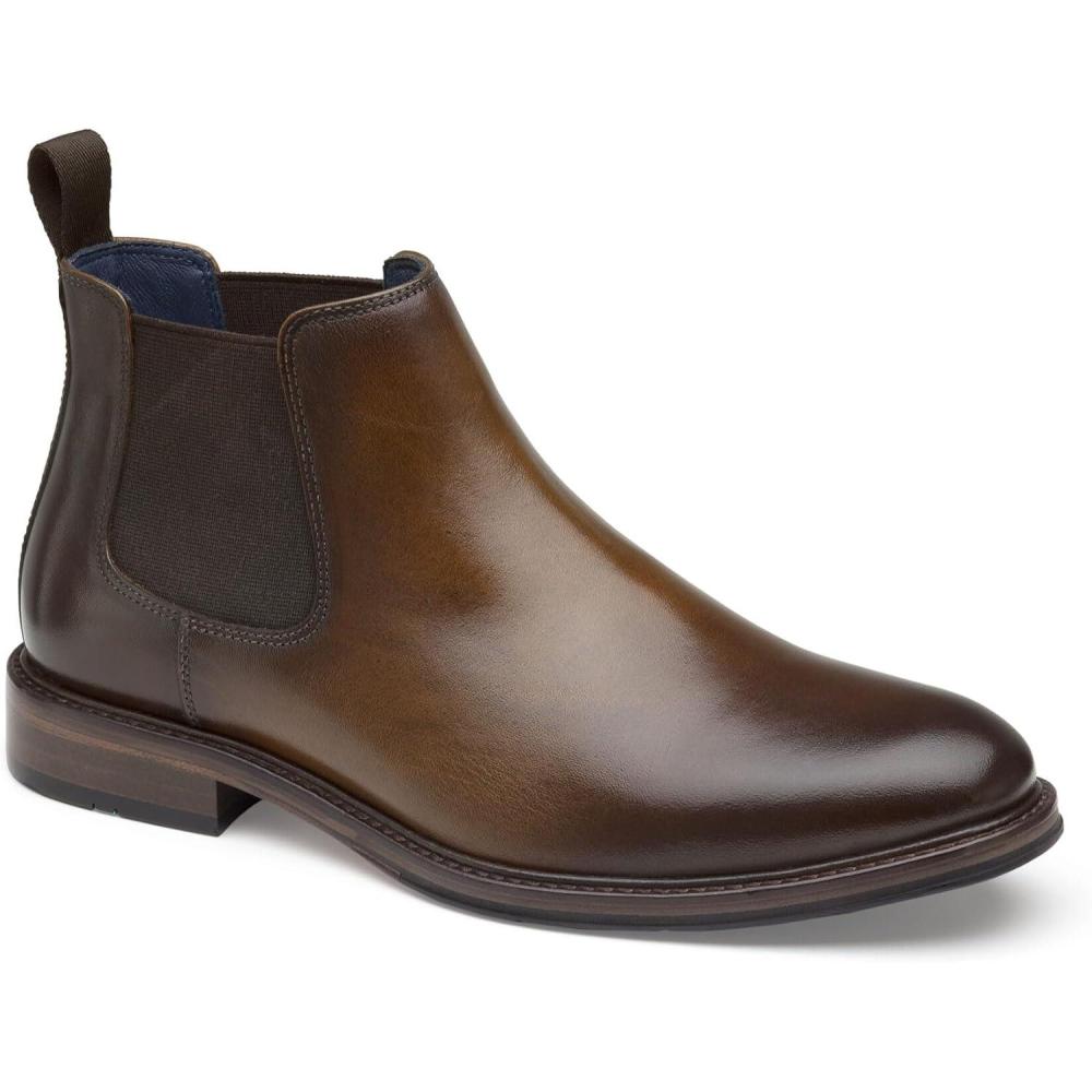 imageJohnston ampamp Murphy Mens XC Flex Raleigh Chelsea Tan Full GrainTan Full Grain