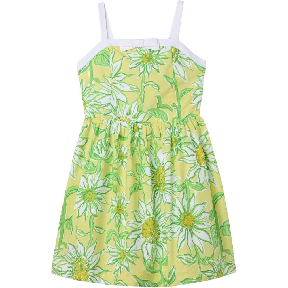 imageLilly Pulitzer Girls Mini Cheri Dress ToddlerLittle Big KidLimoncello Sunbelievable