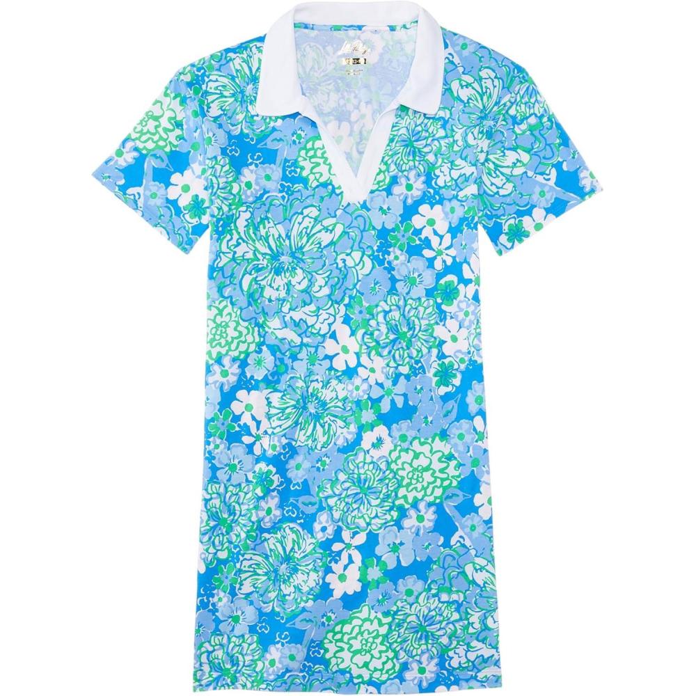 imageLilly Pulitzer Womens Mini Alden Dress ToddlerLittle Big KidsSunwashed Blue Plumes in Bloom