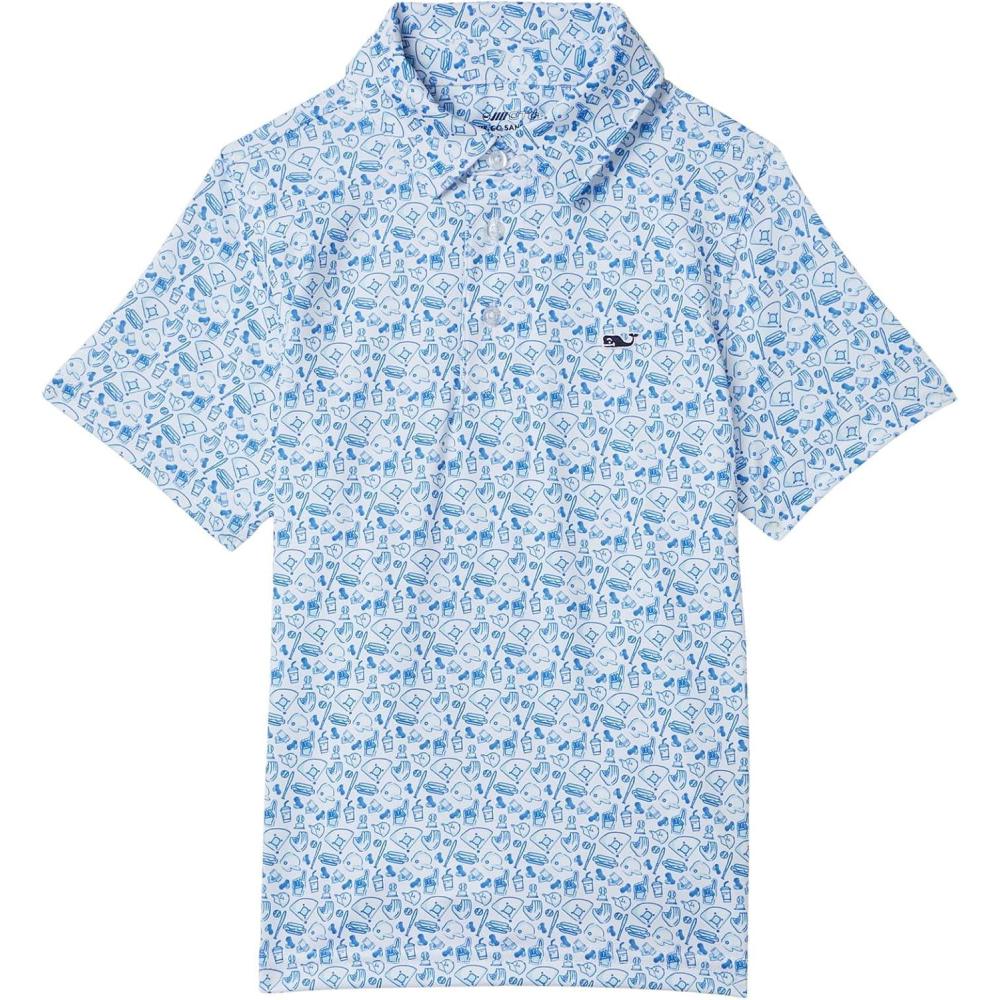 imagevineyard vines Boys Printed Sankaty Polo ToddlerLittle Big KidBallpark Fun