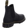 Dr. Martens Unisex-Adult 2976 Crazy Horse Chelsea Boot(Black Waxed Full Grain)