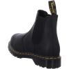 Dr. Martens Unisex-Adult 2976 Crazy Horse Chelsea Boot(Black Waxed Full Grain)