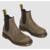 Dr. Martens Unisex-Adult 2976 Crazy Horse Chelsea Boot(Dms Olive Archive Pull Up)
