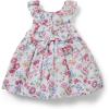 Janie and Jack Baby-Girls Floral Ruffle Collar Dress (Infant)(Pink)