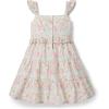 Janie and Jack Girls’ Flutter Sleeve Ditsy Floral Dress (Toddler/Little Big Kid)(Multi Color)