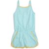 Appaman girls Novia Short Romper(toddler/Little Kid/Big Kid)(Aqua)